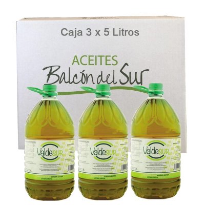 Aceite de Oliva Virgen Extra Suave Valdesur Caja 3 x 5 Litros