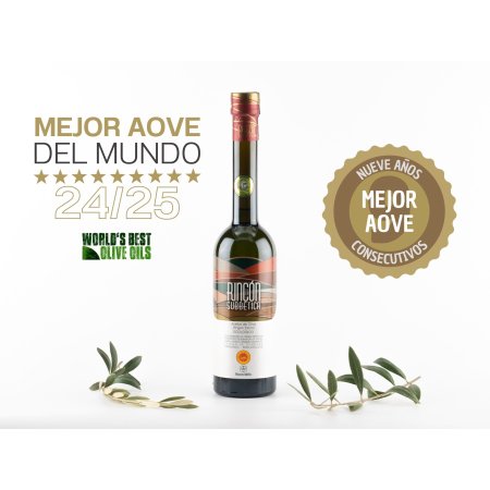 Rincón de la Subbética, aove DOP con el premio al mejor Aceite de oliva del Mundo botella de 500ml